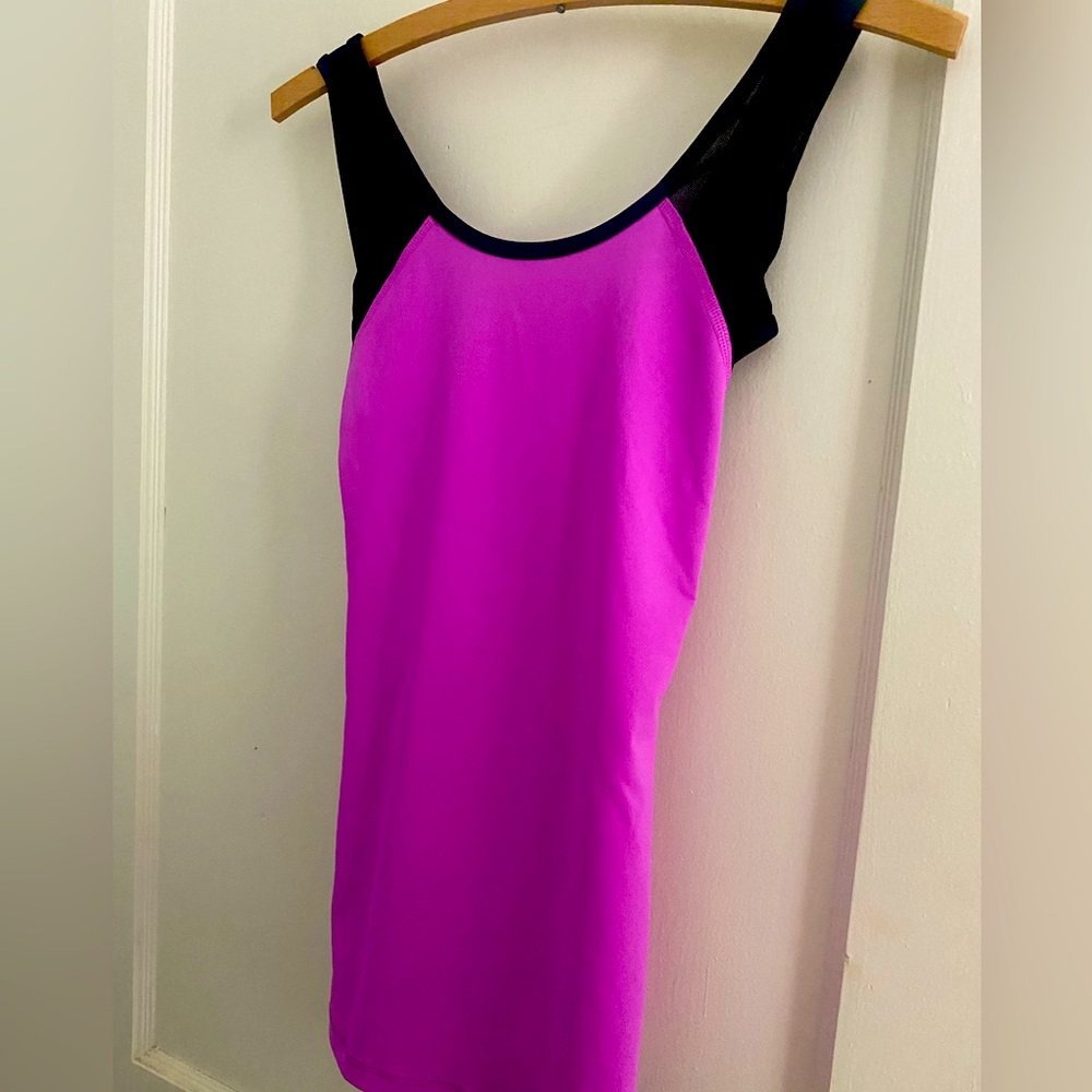 FILA purple work out tang top size S
